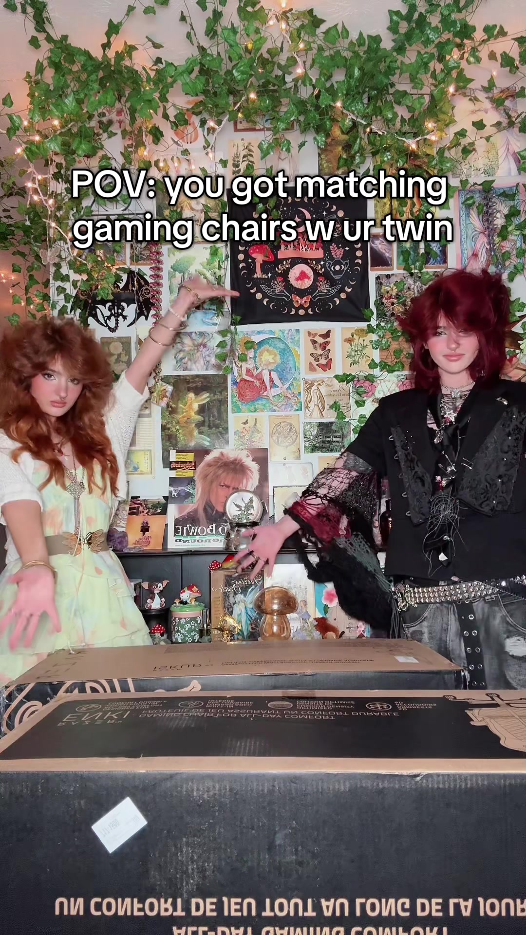 TikTok post by @viscorpse for Razer. Caption reads: @Razer THANK YOU SO MUCH for sending us these....