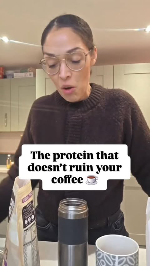 Instagram post by @katrina.sabourin for Hunter & Gather. Caption reads: I’ve tried so many natural proteins and honestly…....