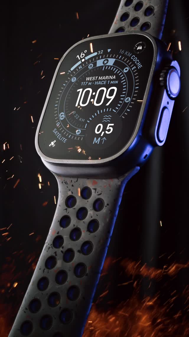 Instagram post by @thisisjonadaniel for NANLITE. Caption reads: Idea for Apple Watch Commercial. What brand should....