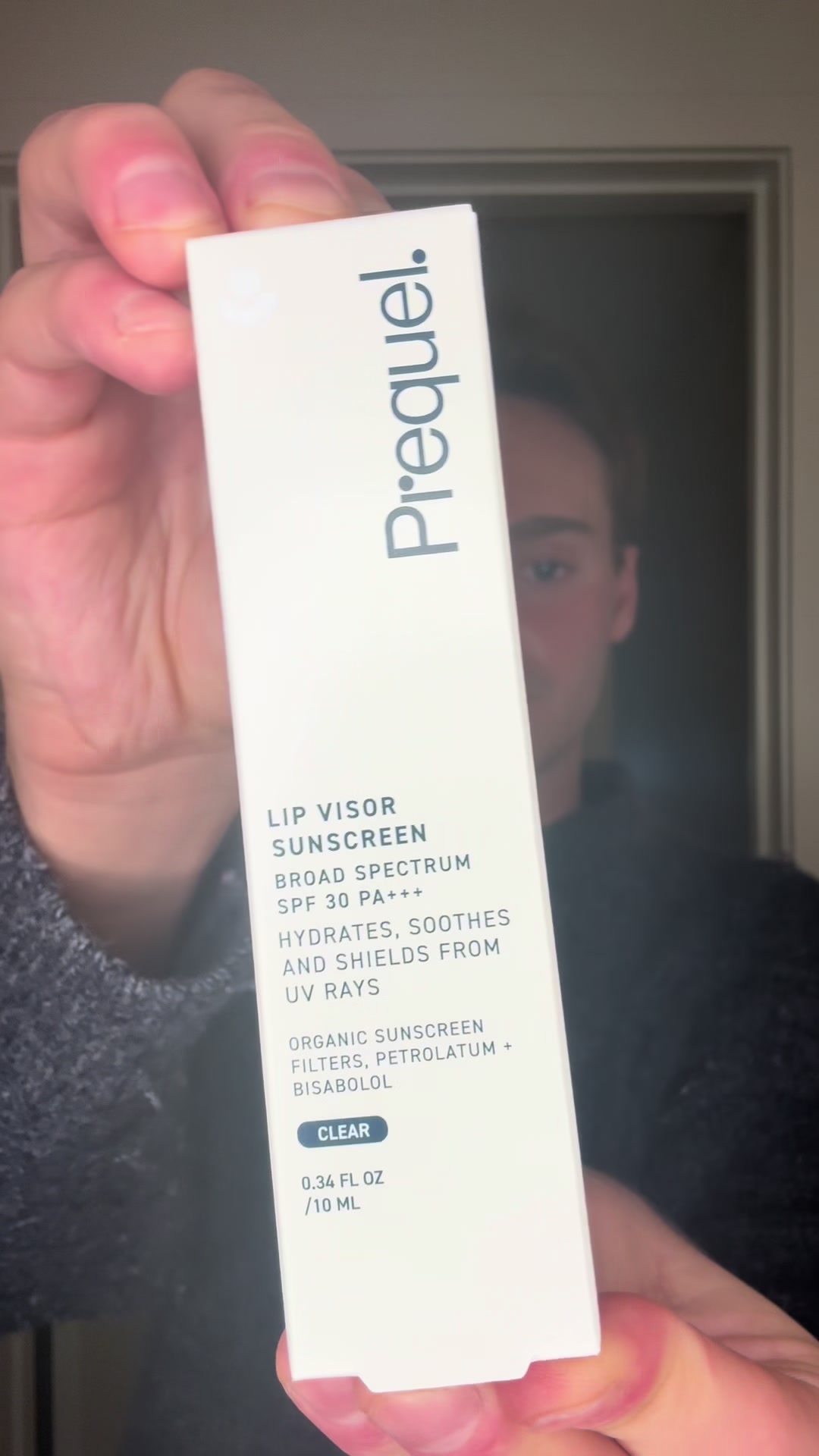 TikTok post by @gunnerxhensley for Prequel Skin. Caption reads: Friends, I tend to be weary of TikTok shop....