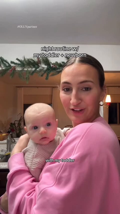 Instagram post by @abigailghoward for OLLY. Caption reads: the night time routine is hectic😅 but....