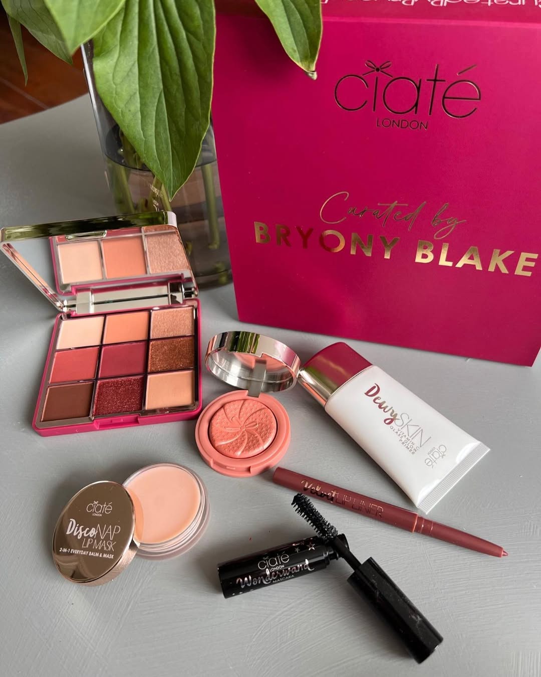 Instagram post by @bryony_blake for Ciaté London. Caption reads: #ad 🎉🎉GIVEAWAY! I want to giveaway my Curated By....