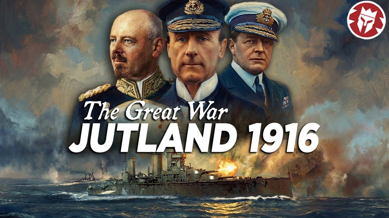 YouTube post by @KingsandGenerals for Podbean. Caption reads: World War I’s Greatest Naval Battle Explained.