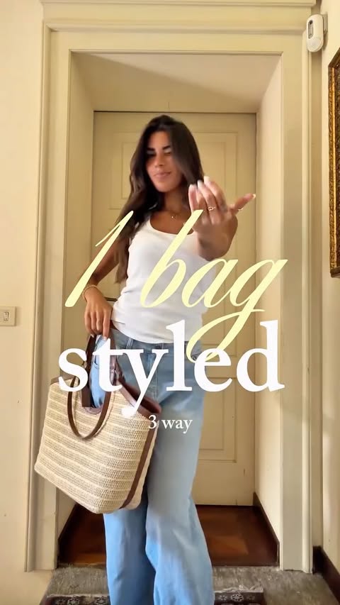 Instagram post by @sofiaratta for CHARLES & KEITH. Caption reads: 1 bag styled 3 way with @charleskeithofficial 🤎....