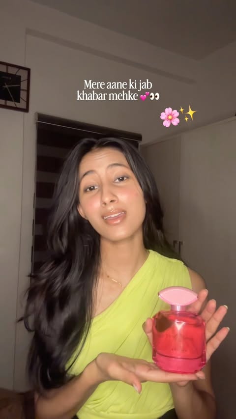 Instagram post by @saana_jain_ for La'French Perfume. Caption reads: [...] Currently obsessed with this one by....