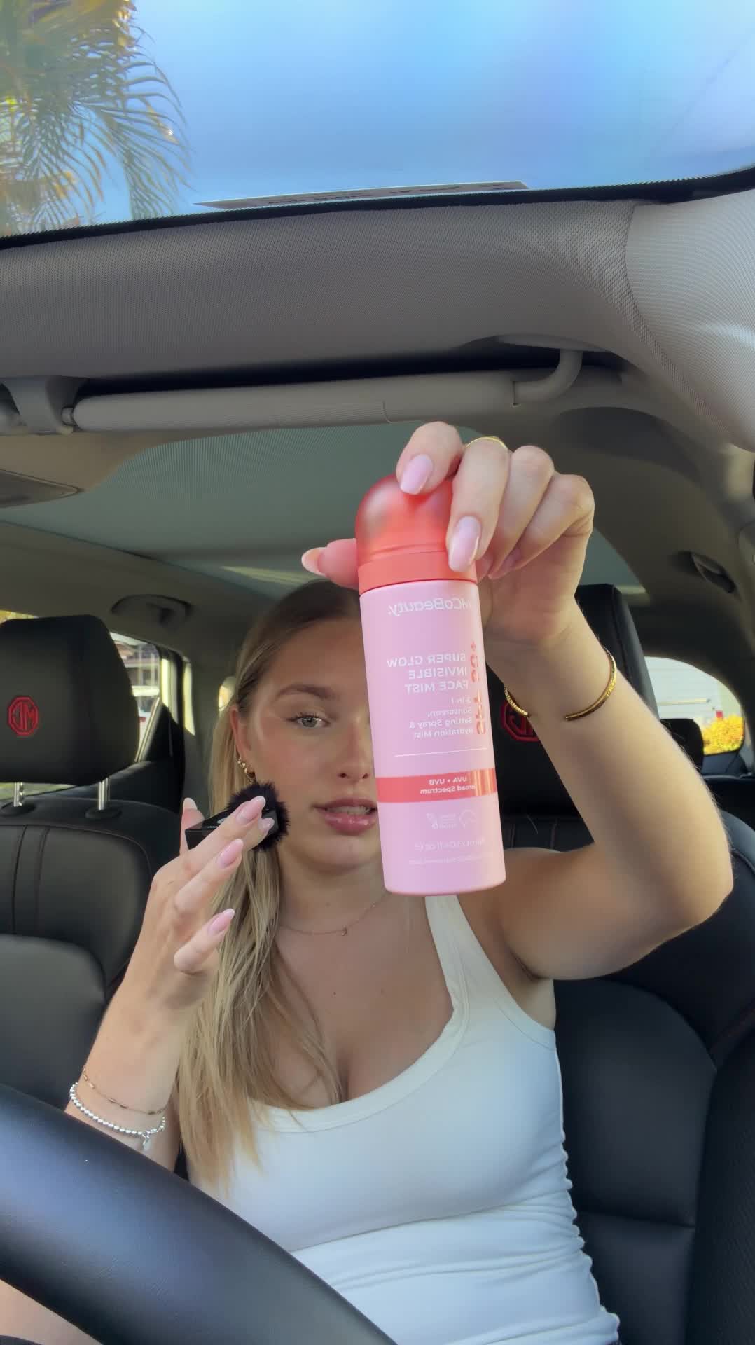 TikTok post by @lilypachilly1 for MCoBeauty. Caption reads: [...] - ASMR edition @MCoBeauty #mcobeauty AD.