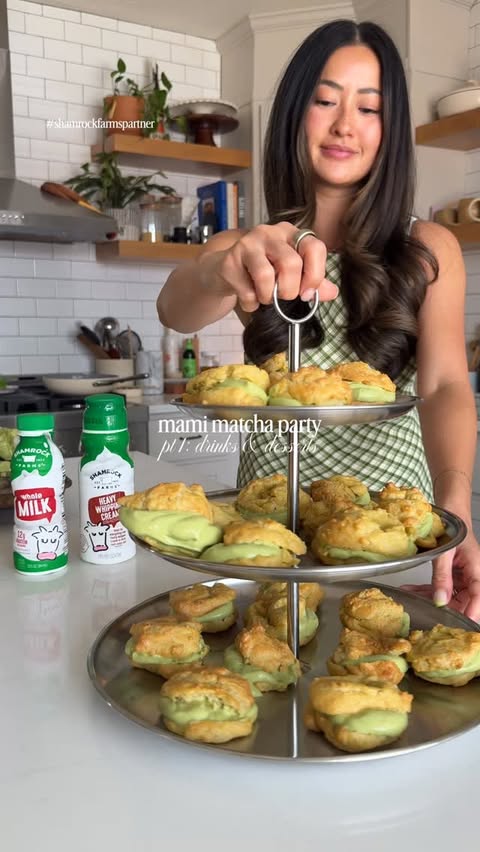 Instagram post by @the.orange.home for Shamrock Farms. Caption reads: [...] pt 1: drinks & desserts made with Shamrock....