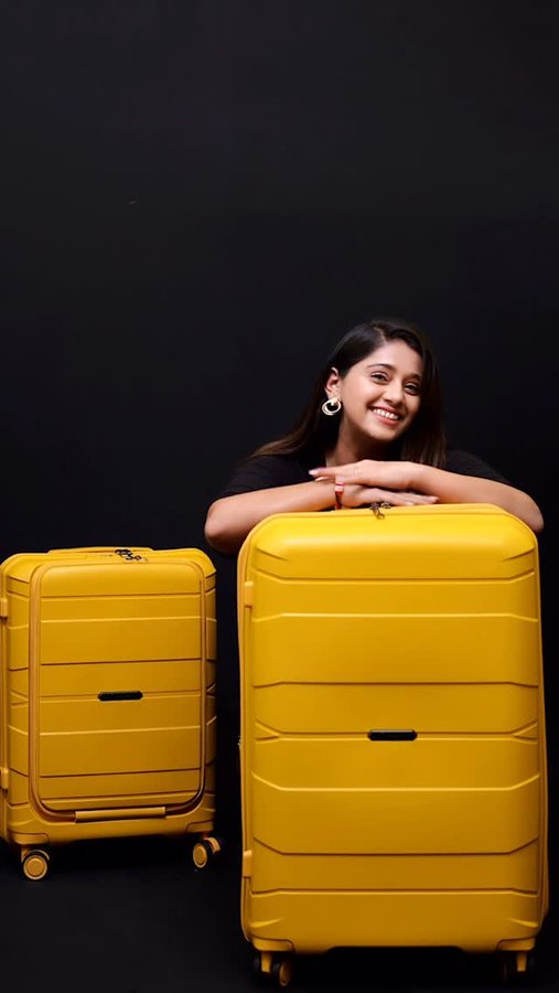 Instagram post by @chandnibhagwanani for it Luggage. Caption reads: #AD 
Chandni x ItLuggage
Wherever life takes you,....