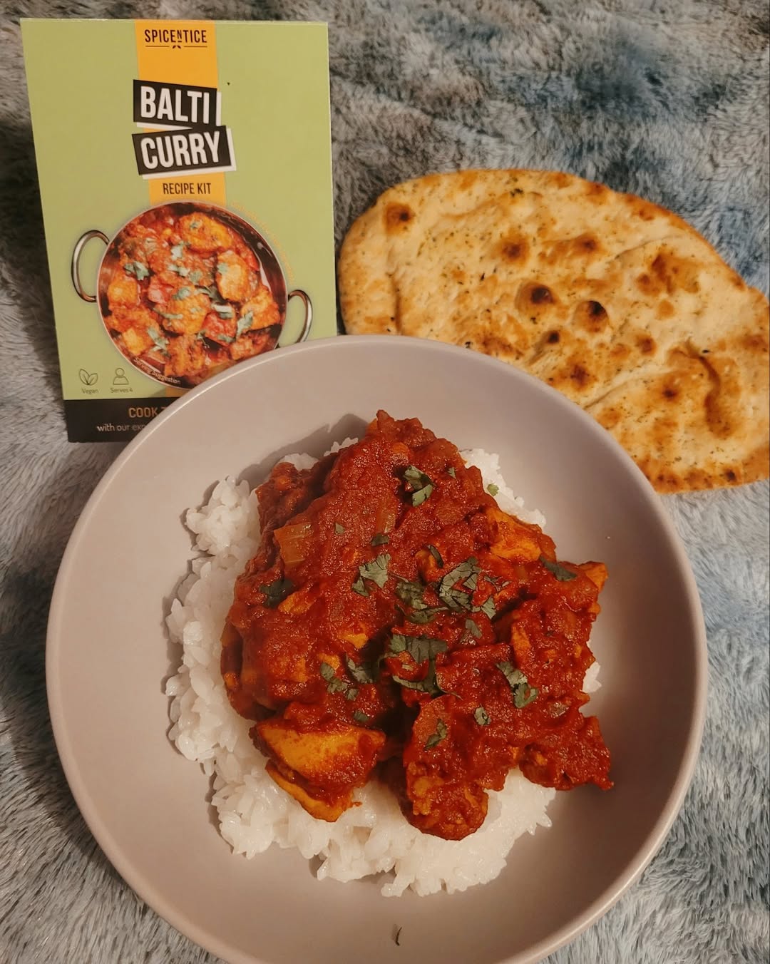 Instagram post by @trying_to_parent for Spicentice. Caption reads: 🍛 Spicentice AD....