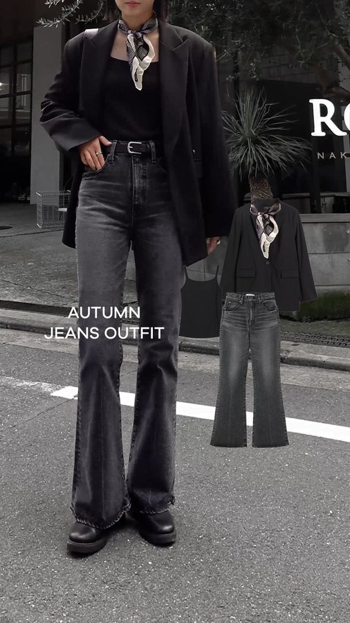 Instagram post by @karen.kgy for MOUSSY. Caption reads: [...] @moussyofficial 
JACKET @alexiastam_official....