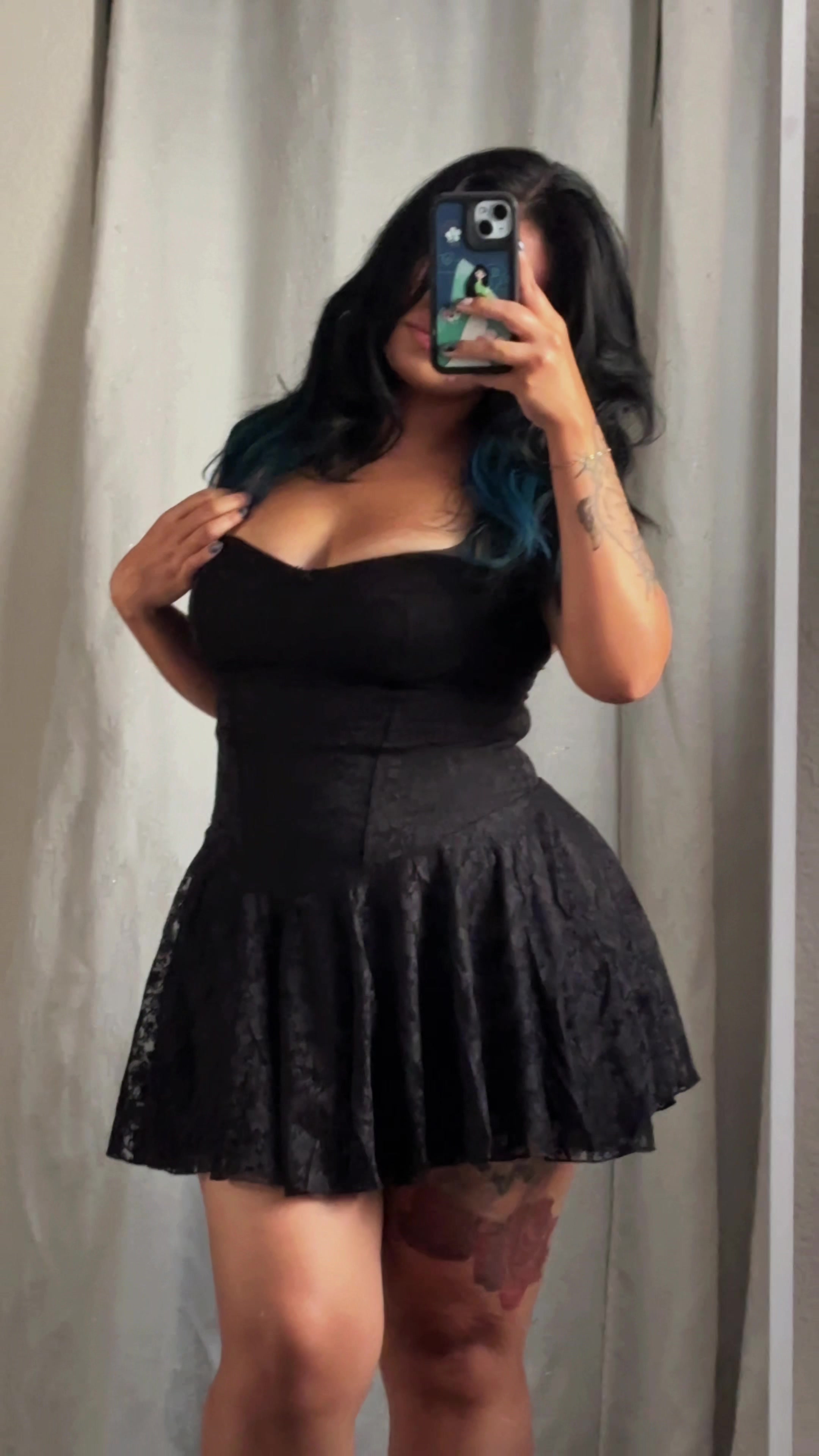 TikTok post by @kreepyyy_ for Dolls Kill. Caption reads: Perfect for any occasion 🖤 @Dolls Kill .