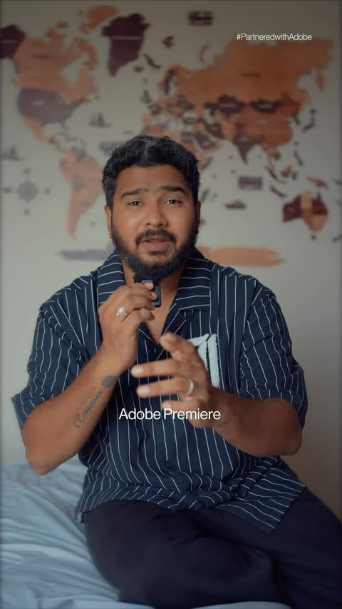 Instagram post by @haram_khor_ for Adobe Creative Cloud. Caption reads: Android creators… how long were we supposed to....