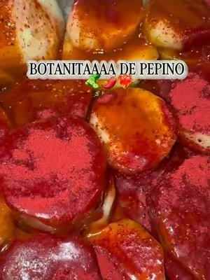 TikTok post by @vidaconaileen24 for Sr. Michelado. Caption reads: [...] #antojo #pepinos #pepinosconchile....