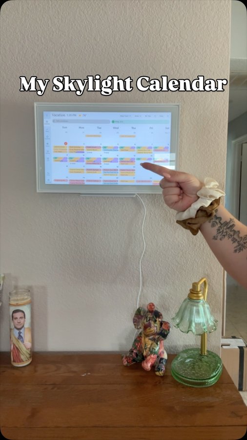 Instagram post by @msemilyrose11 for Skylight Frame. Caption reads: I will never forget to pick up the dog poop before....