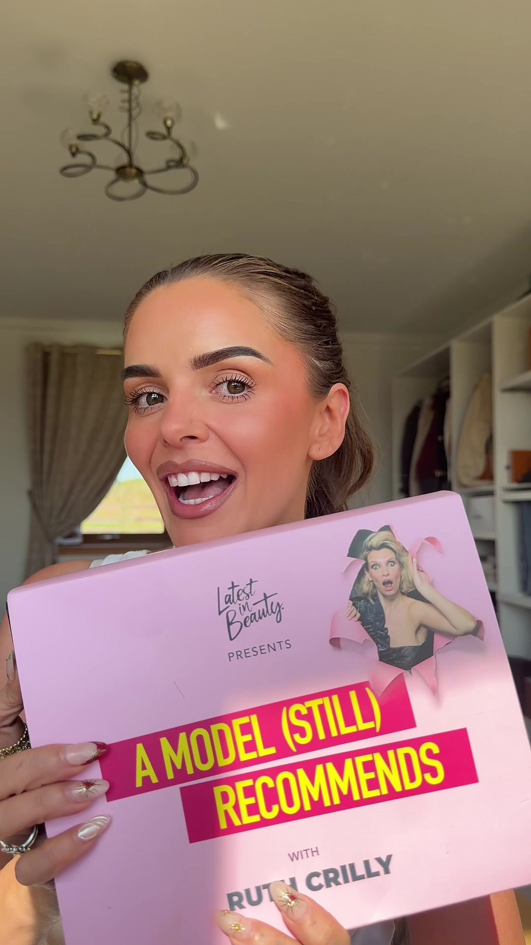 TikTok post by @stephanievavron for Latest in Beauty. Caption reads: @Latest in Beauty  GUYS THABK YOU THIS EDIT IS....