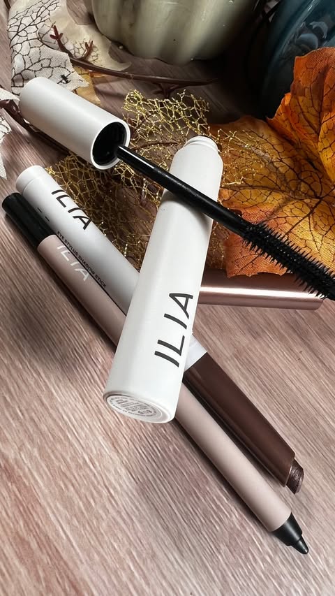 Instagram post by @talkintoya247 for ILIA. Caption reads: ✨An Ilia Eye Trio for Everyday✨(gifted by ILIA....