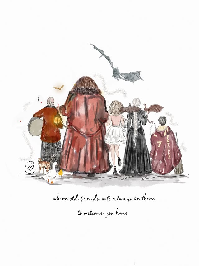 Instagram post by @lucyclaireillustration for HBO. Caption reads: @hbomaxuk has arrived just in time for a cosy....