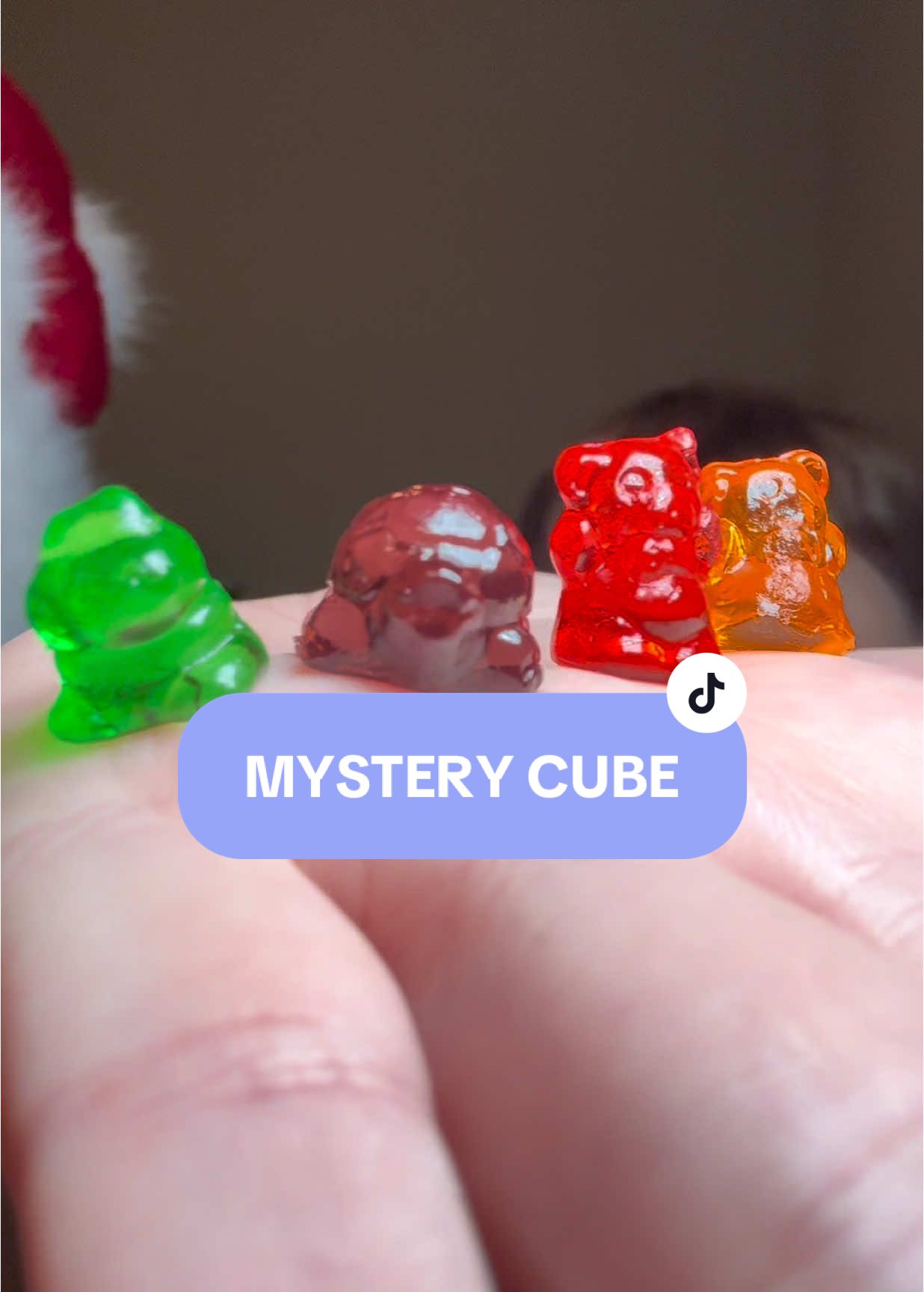 TikTok post by @maria_foundit for Amos Sweets. Caption reads: So fun😍🤭🐛 @Amos Sweets #amossweets #gummycandy....