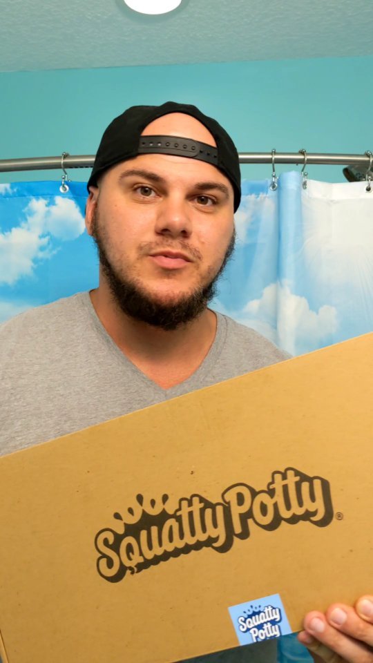 Instagram post by @nealkirby21 for Squatty Potty. Caption reads: 🚽 The Squatty Potty is the original toilet stool....