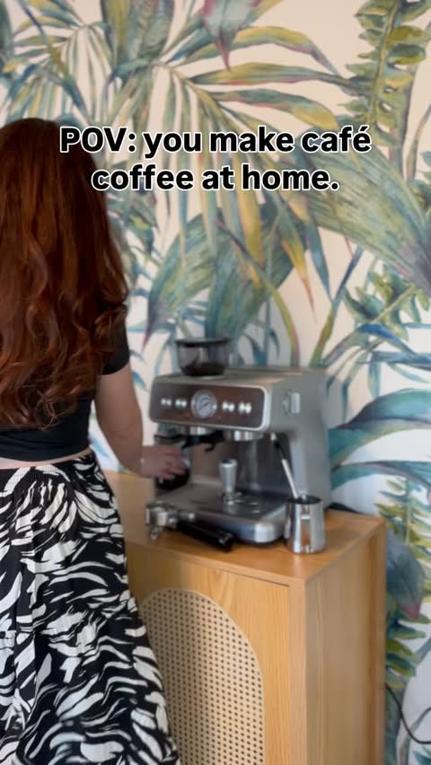 Instagram post by @sinem.inwonderland for Garvee. Caption reads: [...] my ultimate smooth operator! ☕️✨ This....