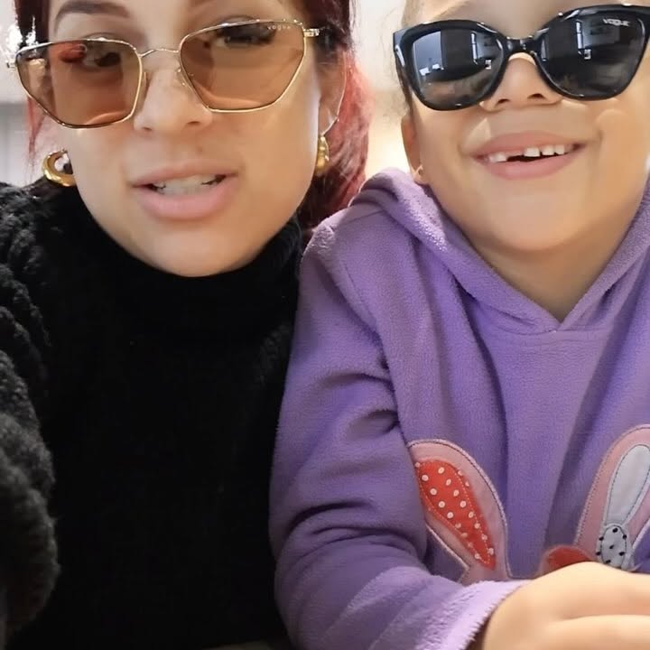 Instagram post by @tara_courtene_c for EssilorLuxottica. Caption reads: [...] Asia and Brody got the coolest shades from....