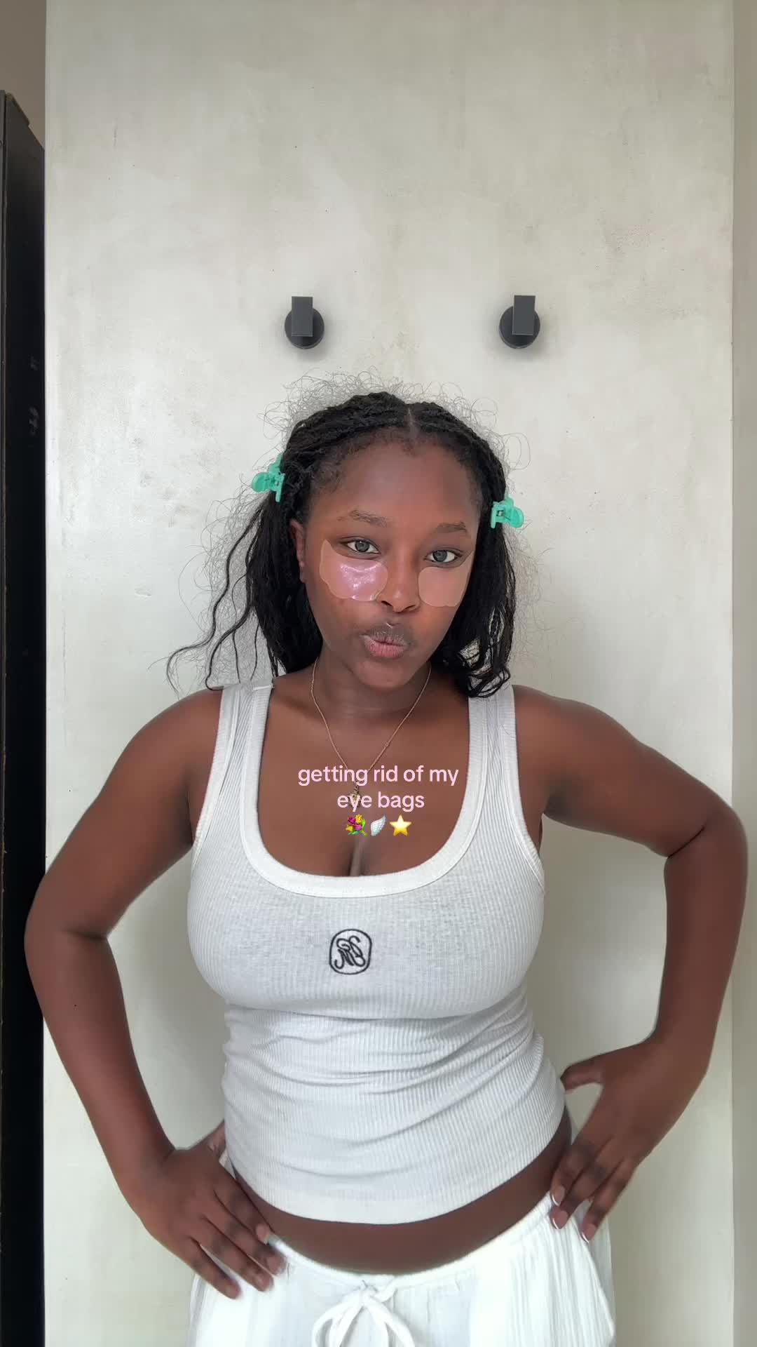 TikTok post by @ivy4evr for Beauty Of Joseon. Caption reads: under eye love with @Beauty of Joseon 🩷.