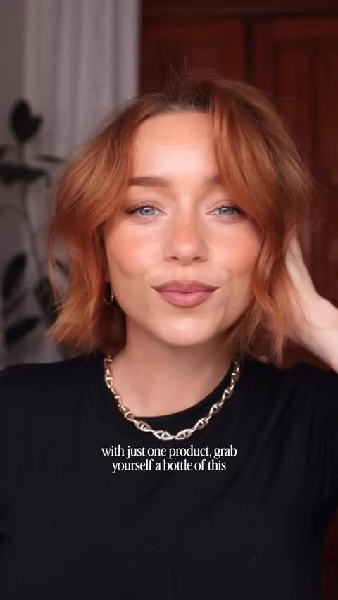Instagram post by @sarah_louwho for Aveda. Caption reads: [...] texture spray DOES exist! Because @aveda....