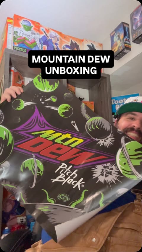 Instagram post by @remi4alltheesnackgod for Mountain Dew. Caption reads: The homies over at @mountaindew got ahold of my....