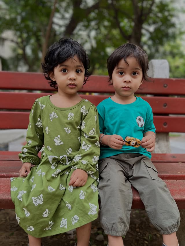 Instagram post by @shwetha_bandekar for FirstCry. Caption reads: #collaboration with @firstcryindia 
Mom of all....