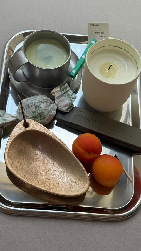 Instagram post by @sian_redgrave for Aesop. Caption reads: [...] of remembering what the mind forgets.....