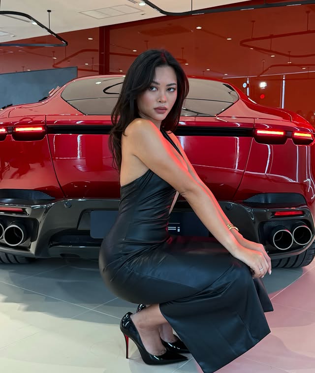 Instagram post by @vvalentines for Ferrari. Caption reads: [...] SkinCeuticals x Scuderia Ferrari HP....