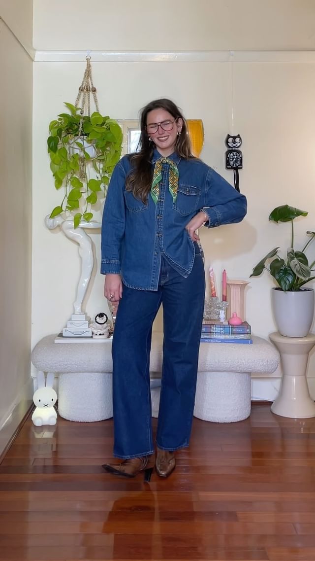 Instagram post by @k__eelz for Rolla's Jeans. Caption reads: ad/ it’s a @rollasjeans winter!!!! the Heidi is my....