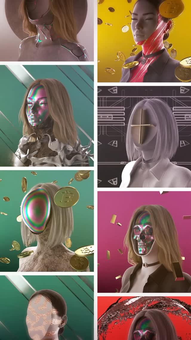 Instagram post by @palxash for Crypto.com. Caption reads: [...] that never existed. DROP IS LIVE with....