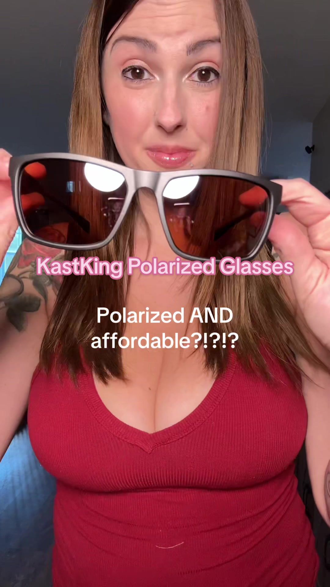 TikTok post by @momish.vibes for KastKing. Caption reads: AND they look this good?!? @KastKingUSA #kastking....