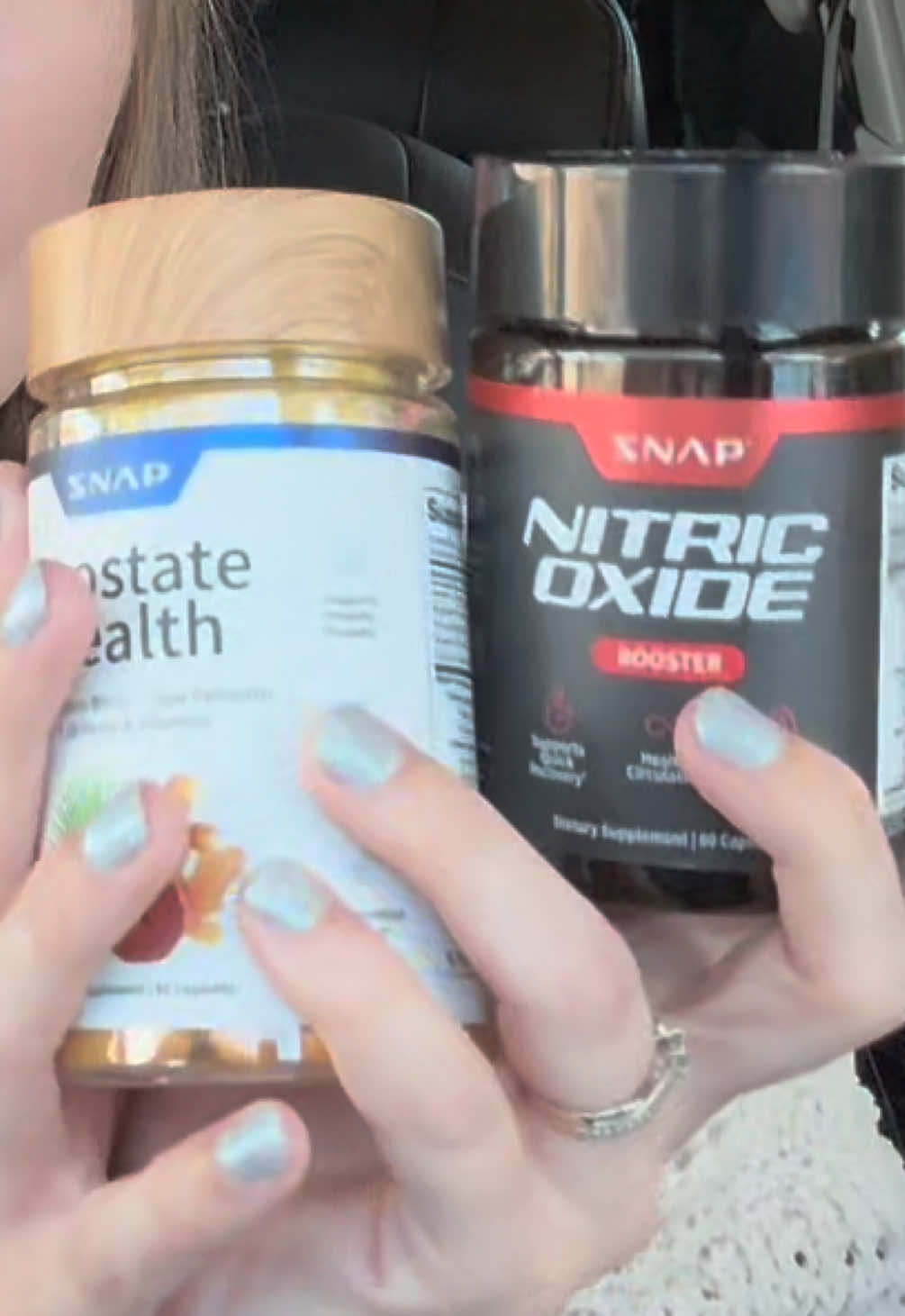 TikTok post by @aliciawatkins for Snap Supplements. Caption reads: [...] these while they’re on sale!! @Snap....