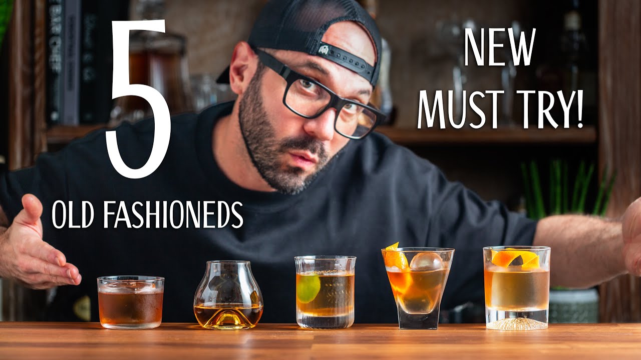 YouTube post by @TrufflesOnTheRocks for KLARIS. Caption reads: 5 NEW Old Fashioneds You Absolutely Need To Try.