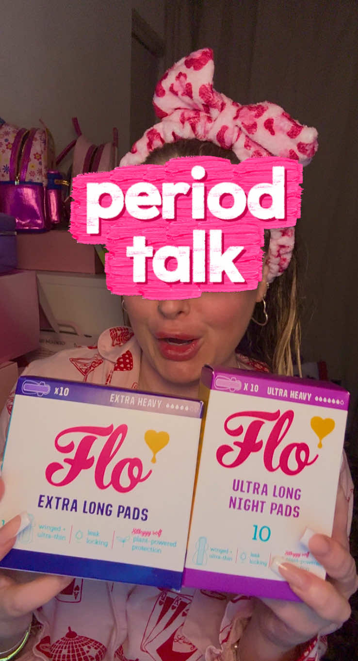 TikTok post by @charlyannec for Here We Flo. Caption reads: [...] it’s that time of the month but @Here We Flo....