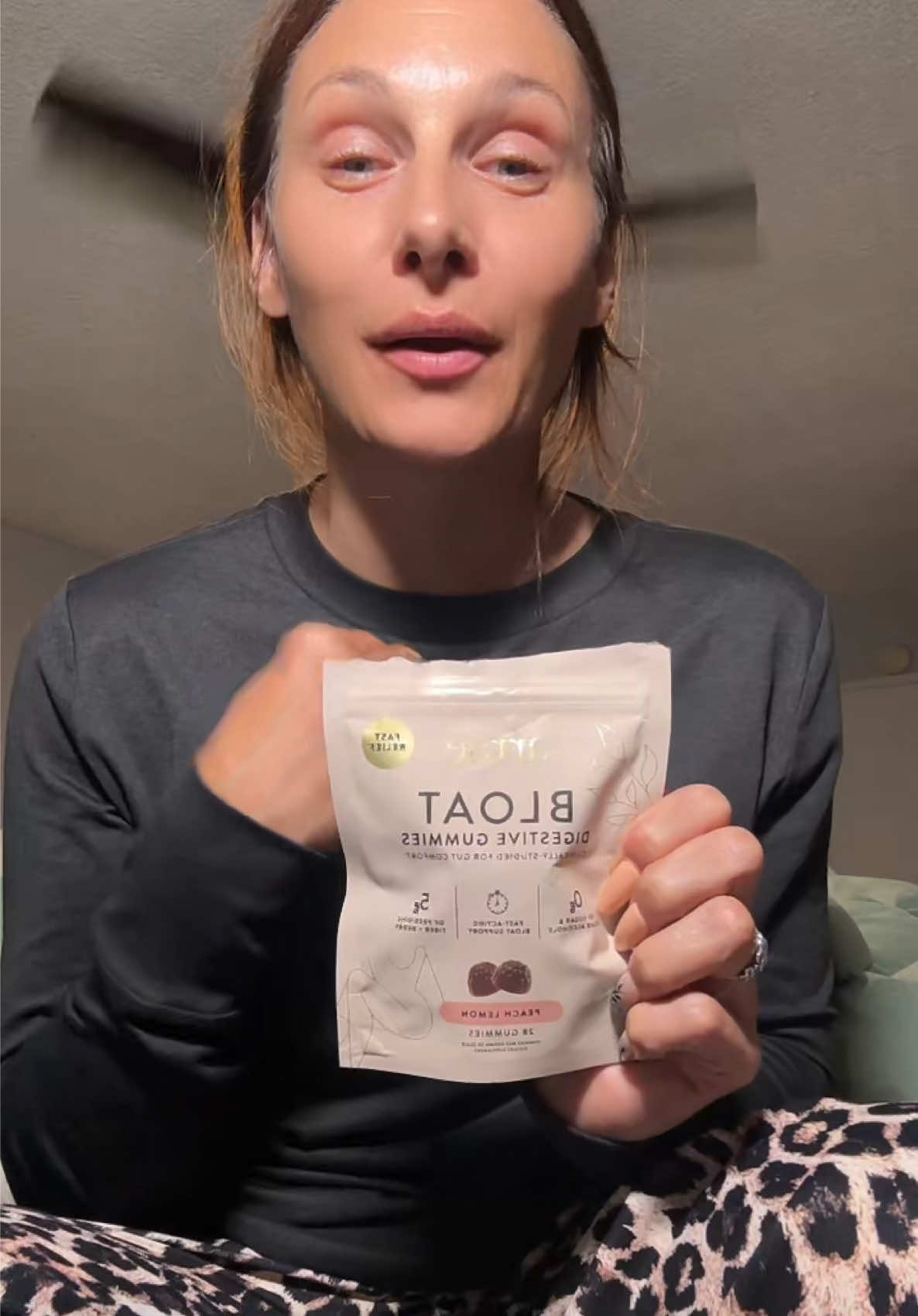 TikTok post by @homeplateandtutus for Arrae. Caption reads: [...] #GutHealth #BloatSupport @Arrae.