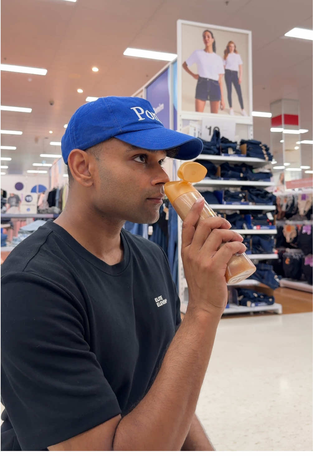 TikTok post by @ramonisrael for PALMERS. Caption reads: [...] Body Polish Lux Evenly Gorgeous Body Wash  ....