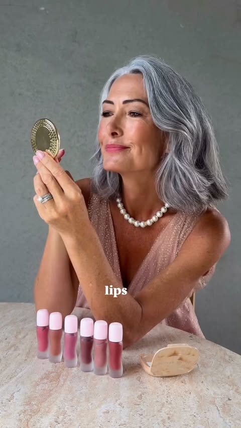Instagram post by @thesilverlining_1970 for Glow Recipe. Caption reads: [...] with the newly launched @glowrecipe Lip Blur....