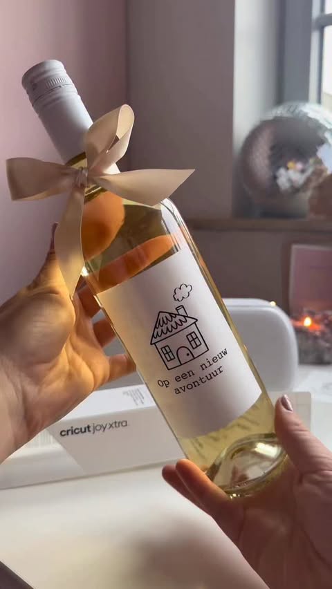 Instagram post by @juf.mevin for Cricut België & Nederland. Caption reads: Advertentie🎁 Een fijn cadeautje, dankzij....