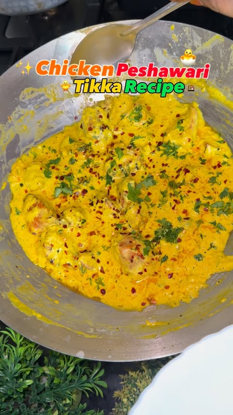 Instagram post by @chef_rukshar_khan_ for Everest Spices. Caption reads: Chicken peshawari Tikka recipe ❤️ @everestspices....