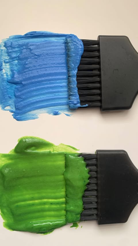 Instagram post by @brandiedevillier for Aveda. Caption reads: [...] Which bright is your favorite? #inthemix....