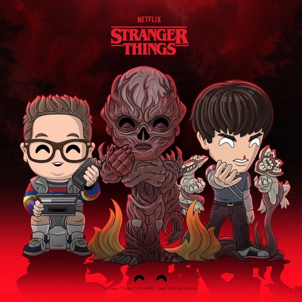 Instagram post by @funkopopsnews for Youtooz. Caption reads: YouTooz teases their new Stranger [...].