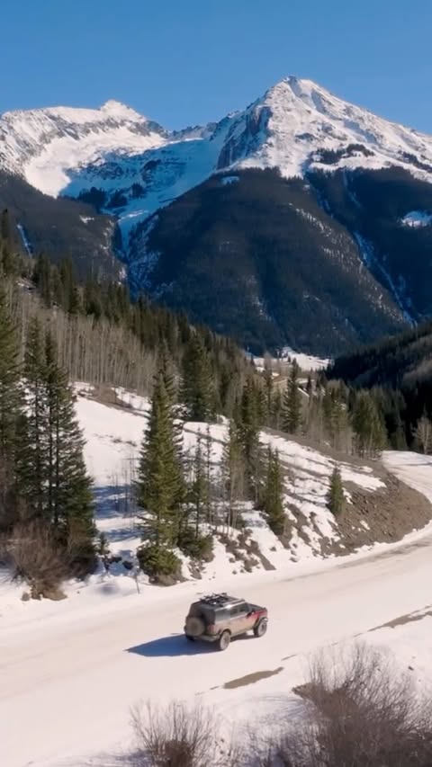 Instagram post by @juliancarr for Ford Bronco. Caption reads: [...] Juans are the Alps of the lower 48.....