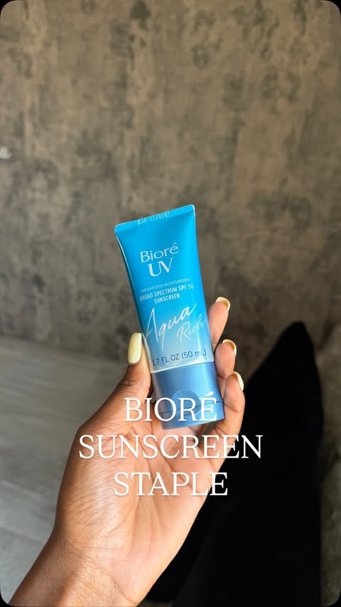 Instagram post by @themyraaakn for Bioré USA. Caption reads: #BiorePartner my skin has never felt AND looked....