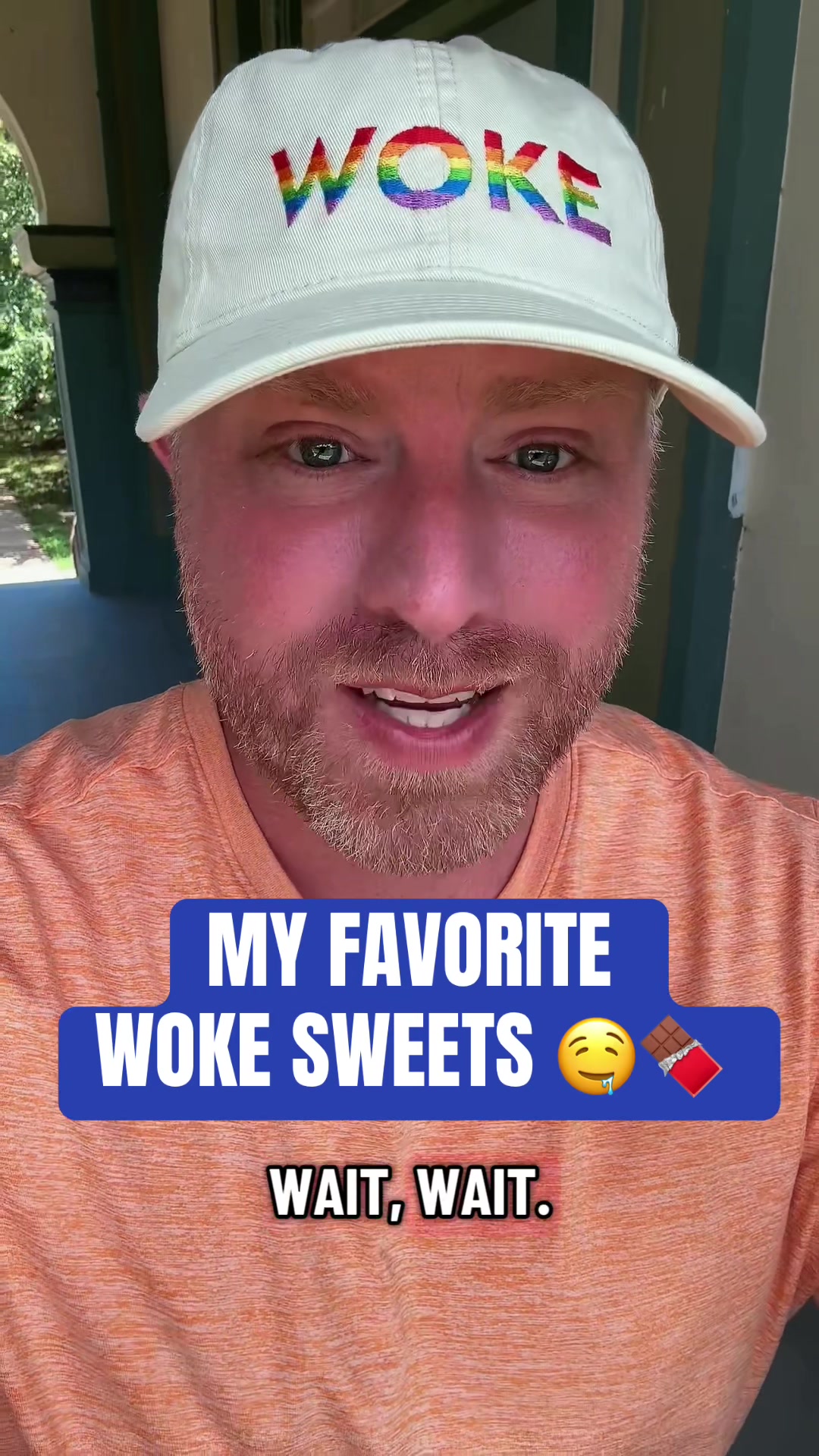 TikTok post by @thewokeginger for Dave's Sweet Tooth. Caption reads: [...] or in the showcase on my profile!....