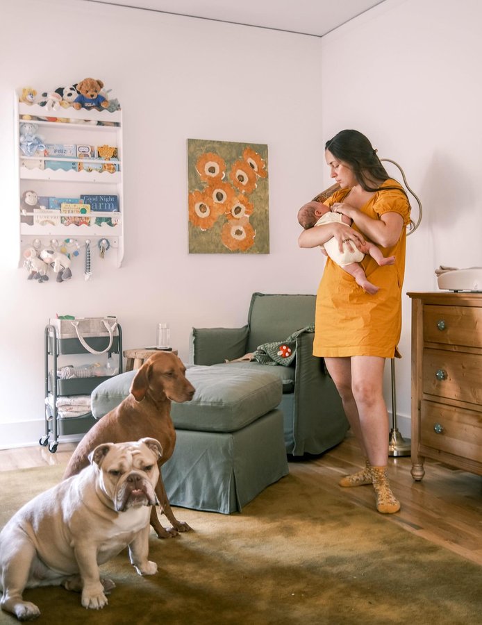 Instagram post by @carmeninthegarden for Sixpenny. Caption reads: where you can find me these days ☁️🌼....