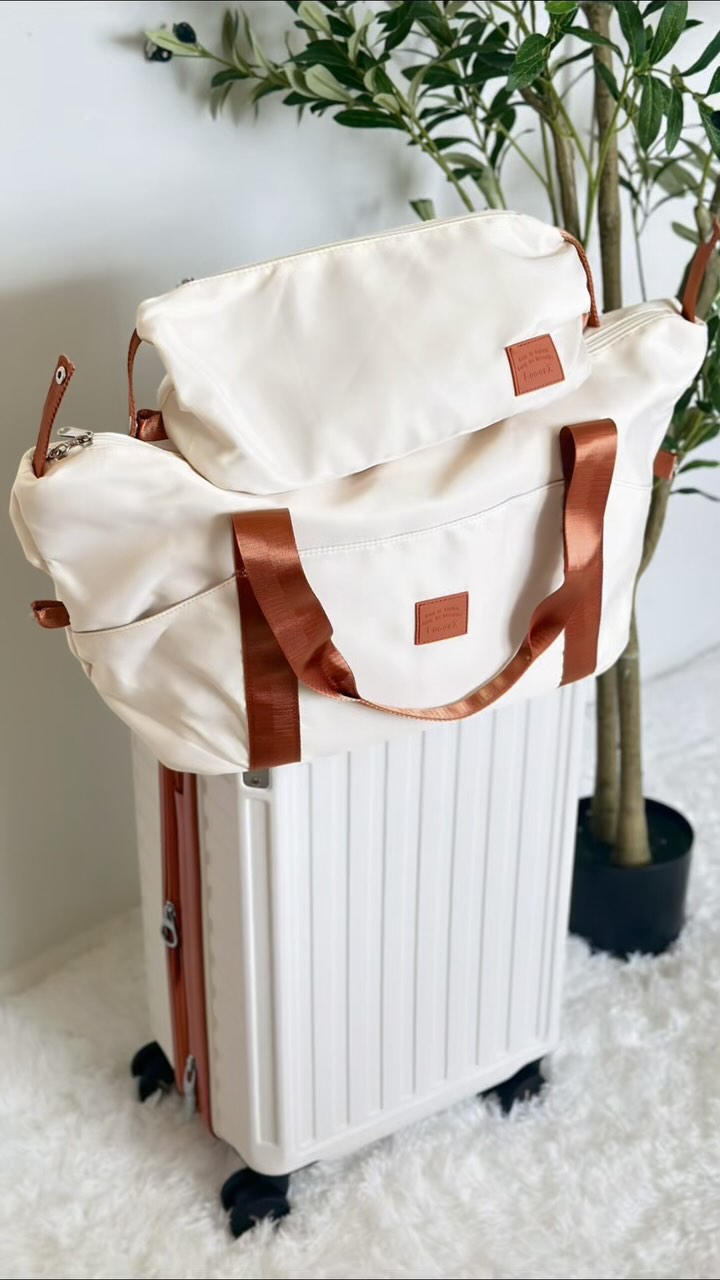 Instagram post by @kezbankahveci02 for LuggeX. Caption reads: It has become an indispensable part of my travels!....