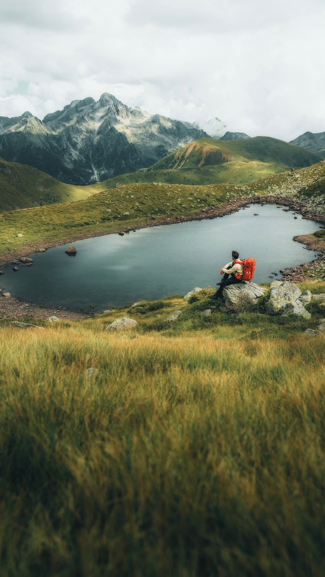 Instagram post by @giuliogroebert for Visit Trentino. Caption reads: [...] to recharge, I head straight to the....